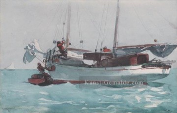  maler - Taking On Wet Bestimmungen Realismus Marinemaler Winslow Homer